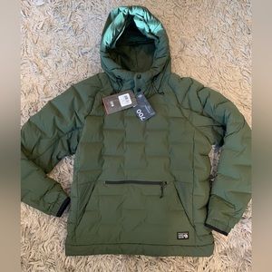 Men’s Mountain Hardwear Stretchdown Popover Hoody coat.  Size medium.